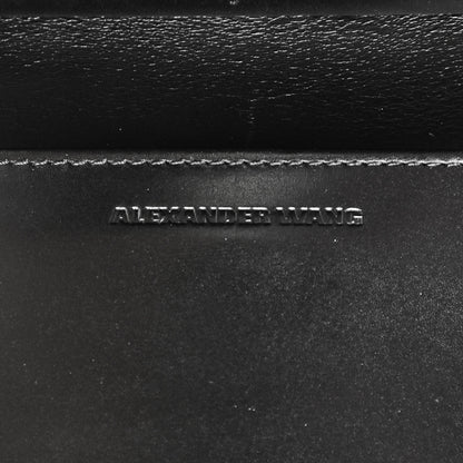 Alexander Wang Calfskin Prisma Skeletal Envelope Wallet Clutch Black 7 of 12