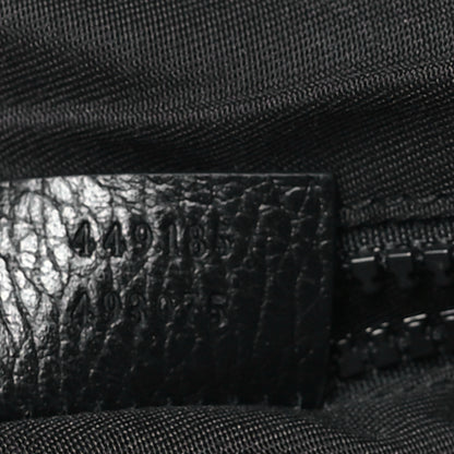 Gucci Nylon Monogram Medium Flat Messenger Bag Black 7 of 10