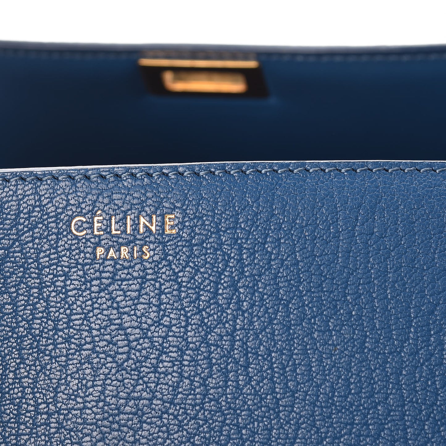 Goatskin Medium Classic Box Flap Bag Deepsea