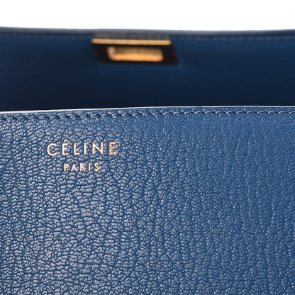 Celine Goatskin Medium Classic Box Flap Bag Deepsea 6 of 9