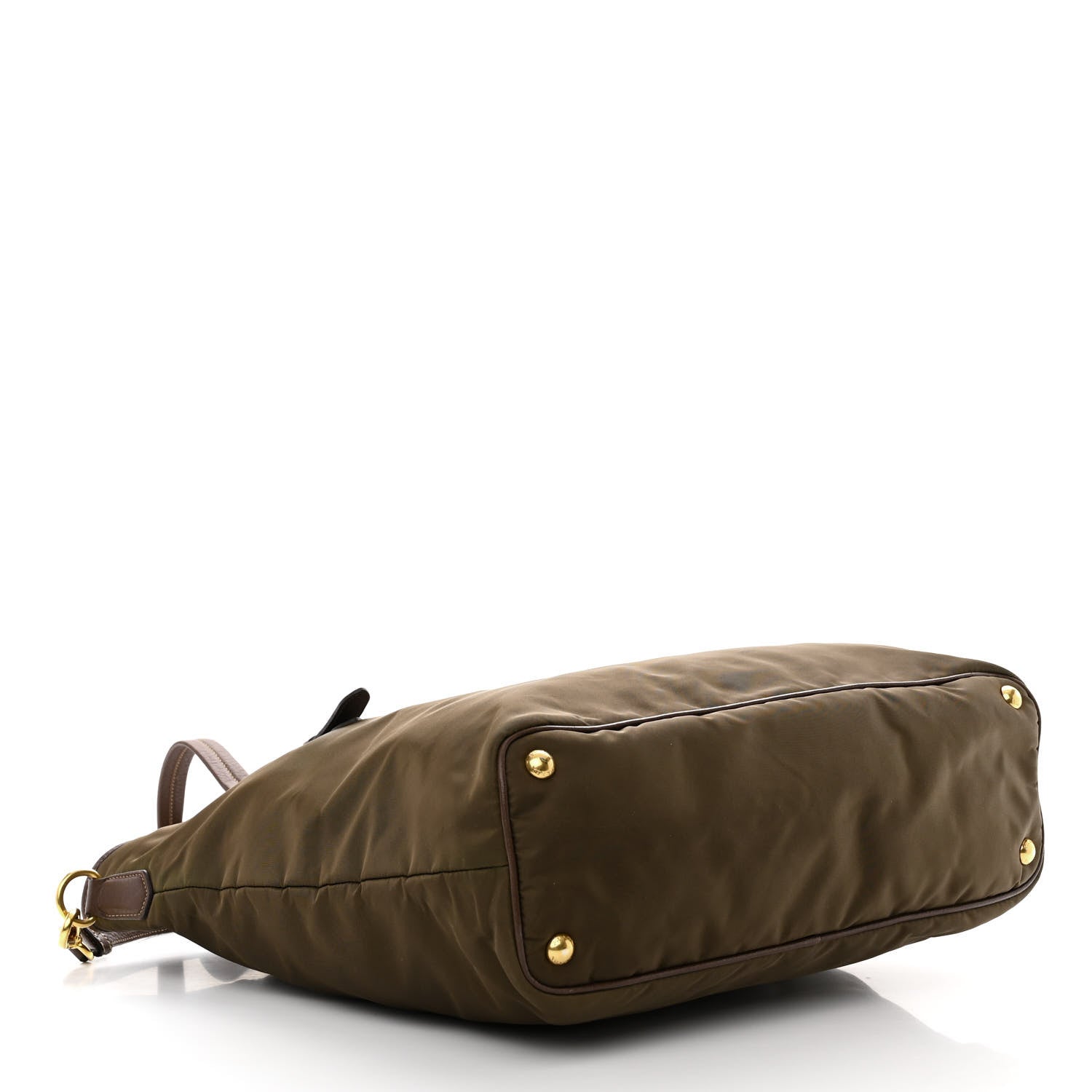 Prada Tessuto Vitello Daino Saffiano Tote Bruciato 4 of 18
