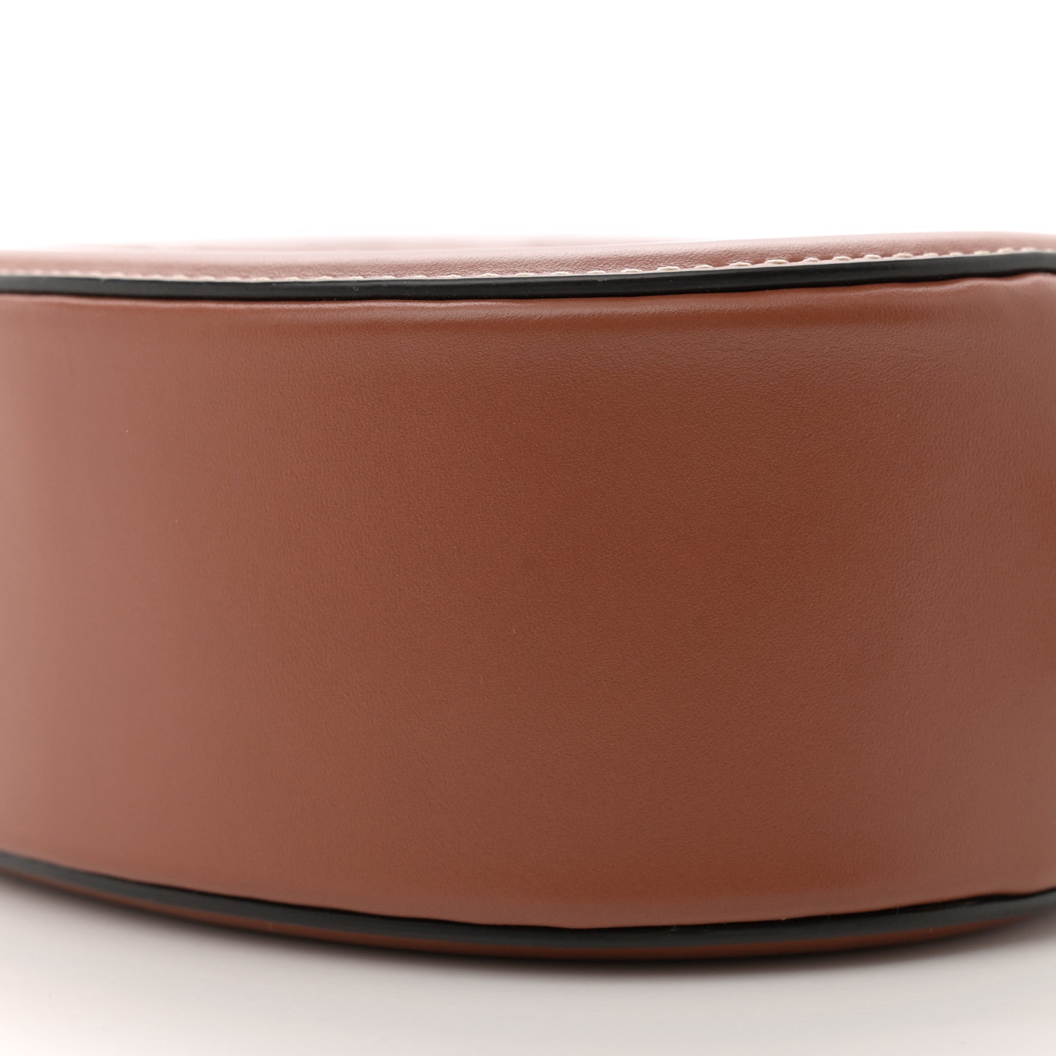 Celine Smooth Calfskin Cuir Triomphe Oval Bag Tan 10 of 11