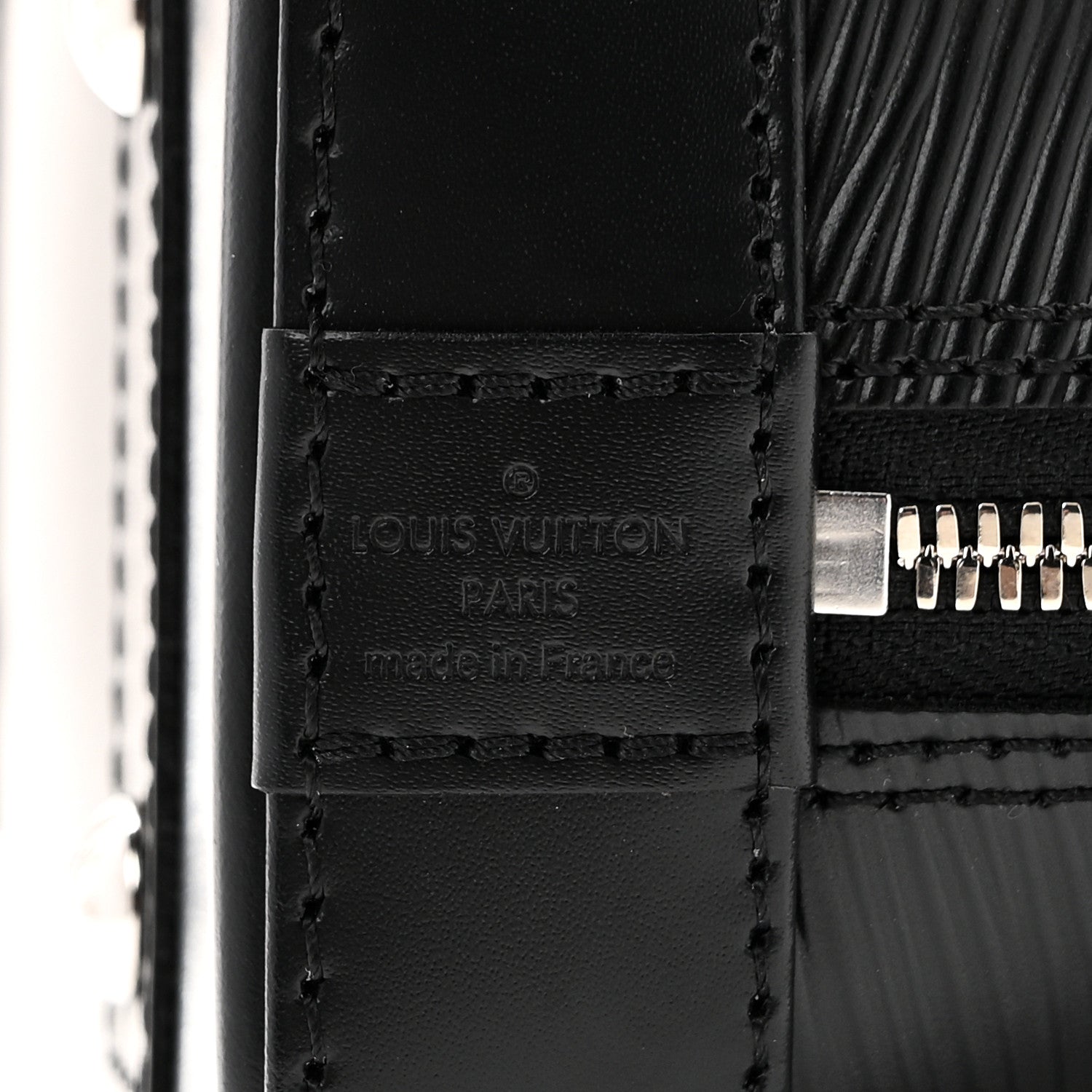Louis Vuitton Epi Alma BB Black 6 of 9