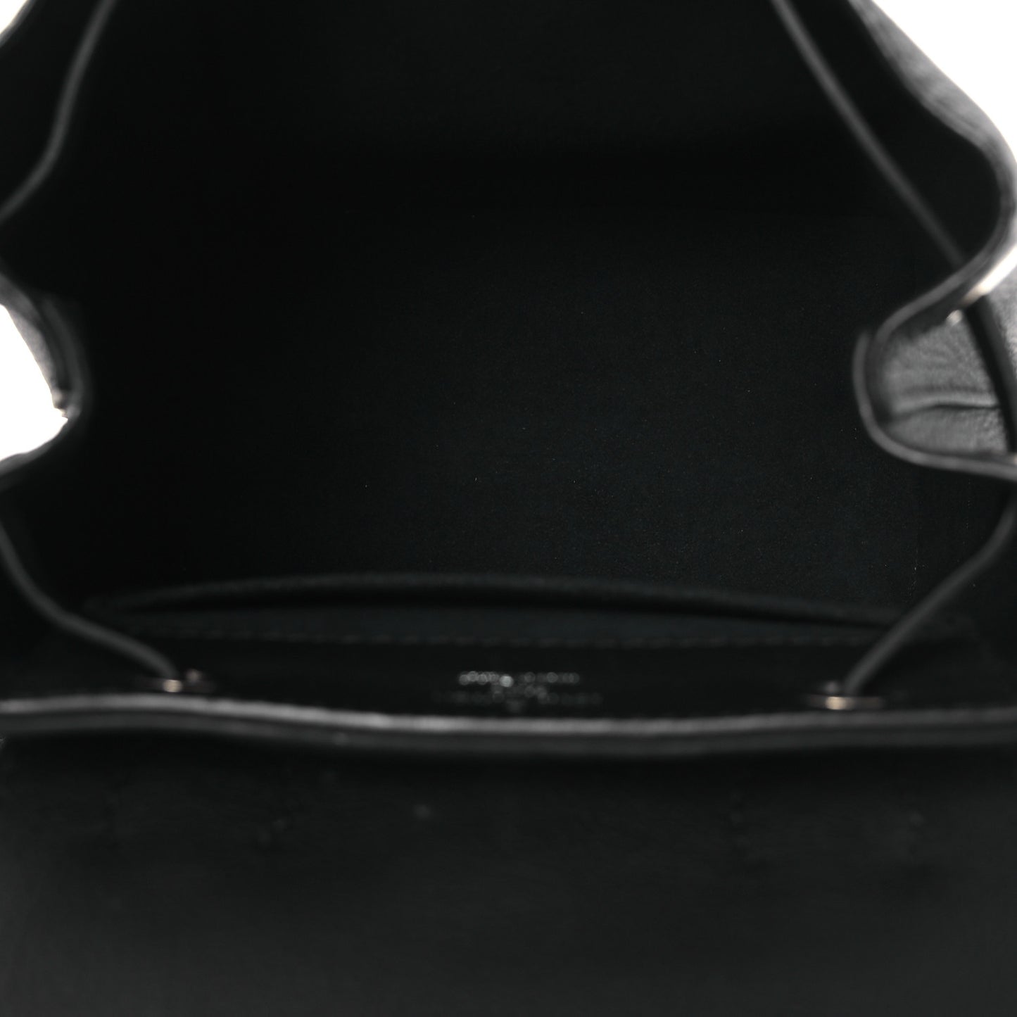 Calfskin Lockme Mini Backpack Black
