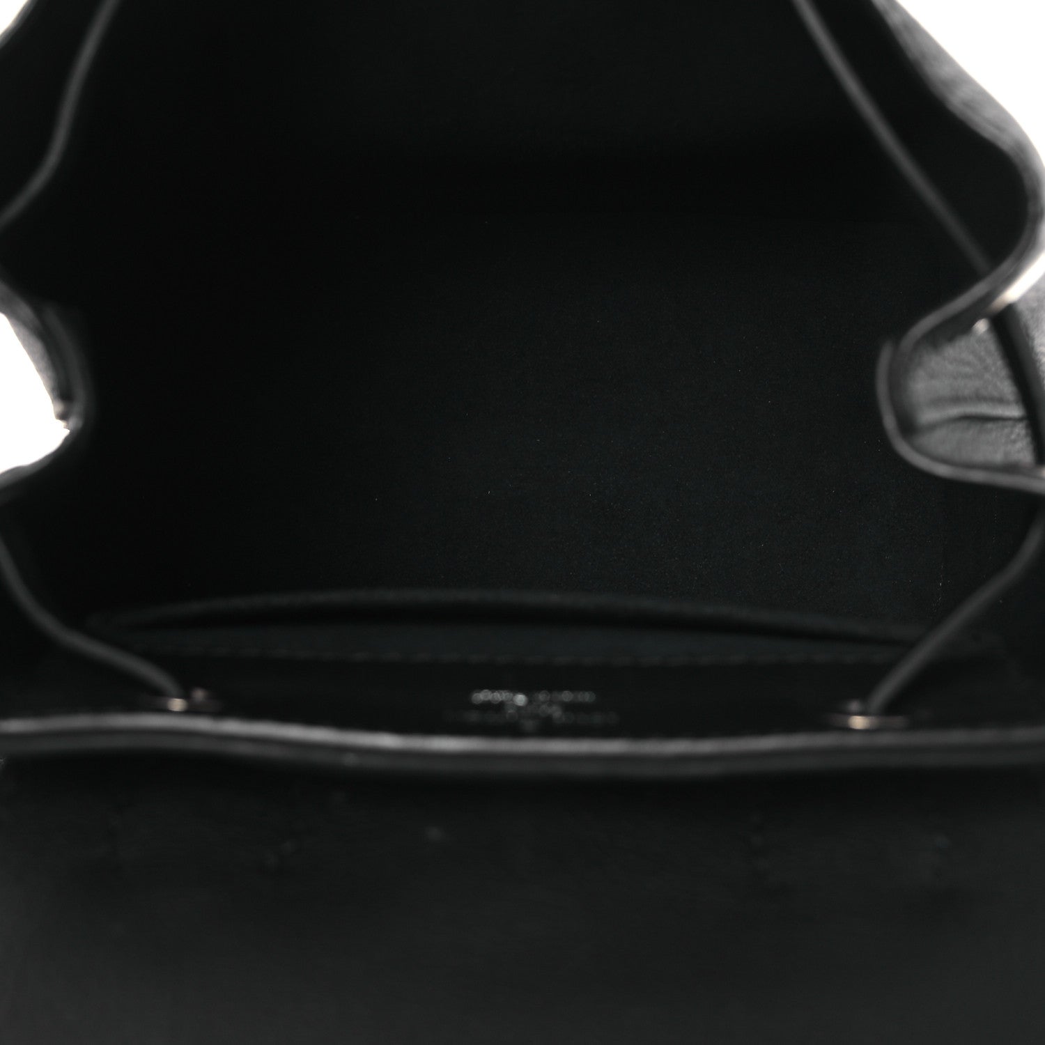 Louis Vuitton Calfskin Lockme Mini Backpack Black 5 of 11