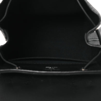 Louis Vuitton Calfskin Lockme Mini Backpack Black 5 of 11