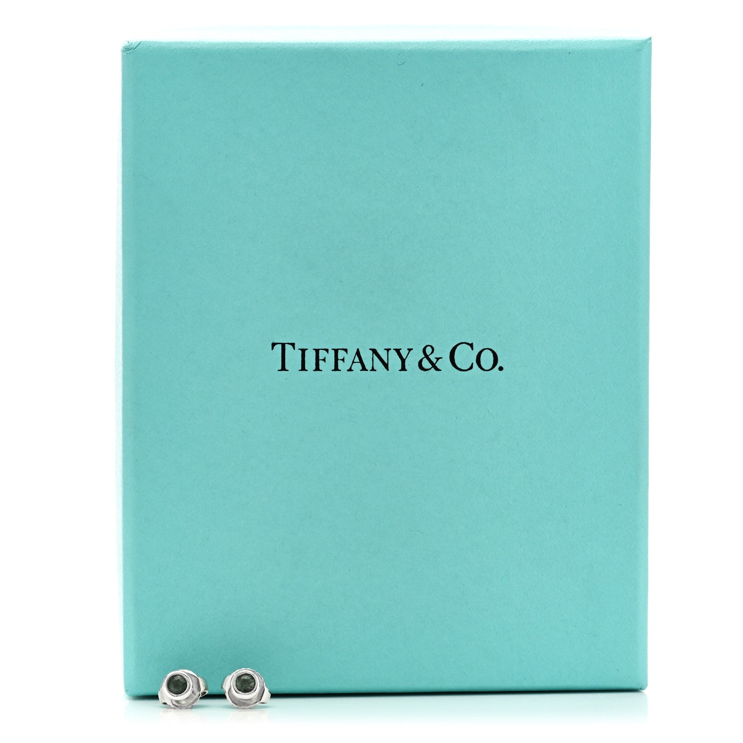 Tiffany Sterling Silver Tsavorite Color By The Yard Earrings 6 of 6