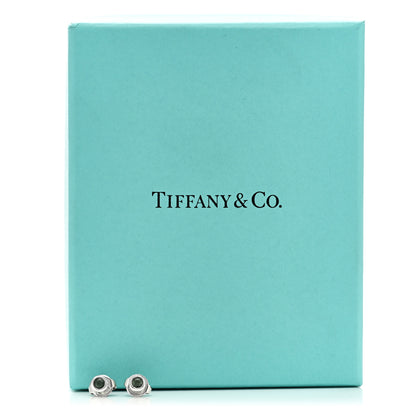 Tiffany Sterling Silver Tsavorite Color By The Yard Earrings 6 of 6