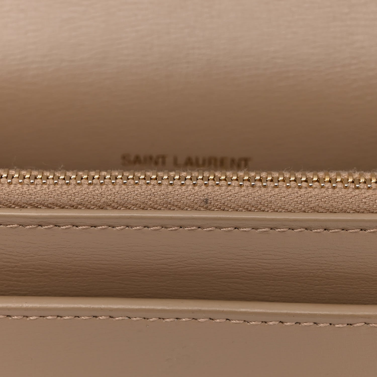 Saint Laurent Calfskin Monogram Sunset Chain Wallet Peru 9 of 9
