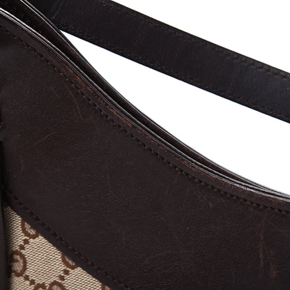 Gucci Monogram Half Moon Hobo Dark Brown 20 of 20