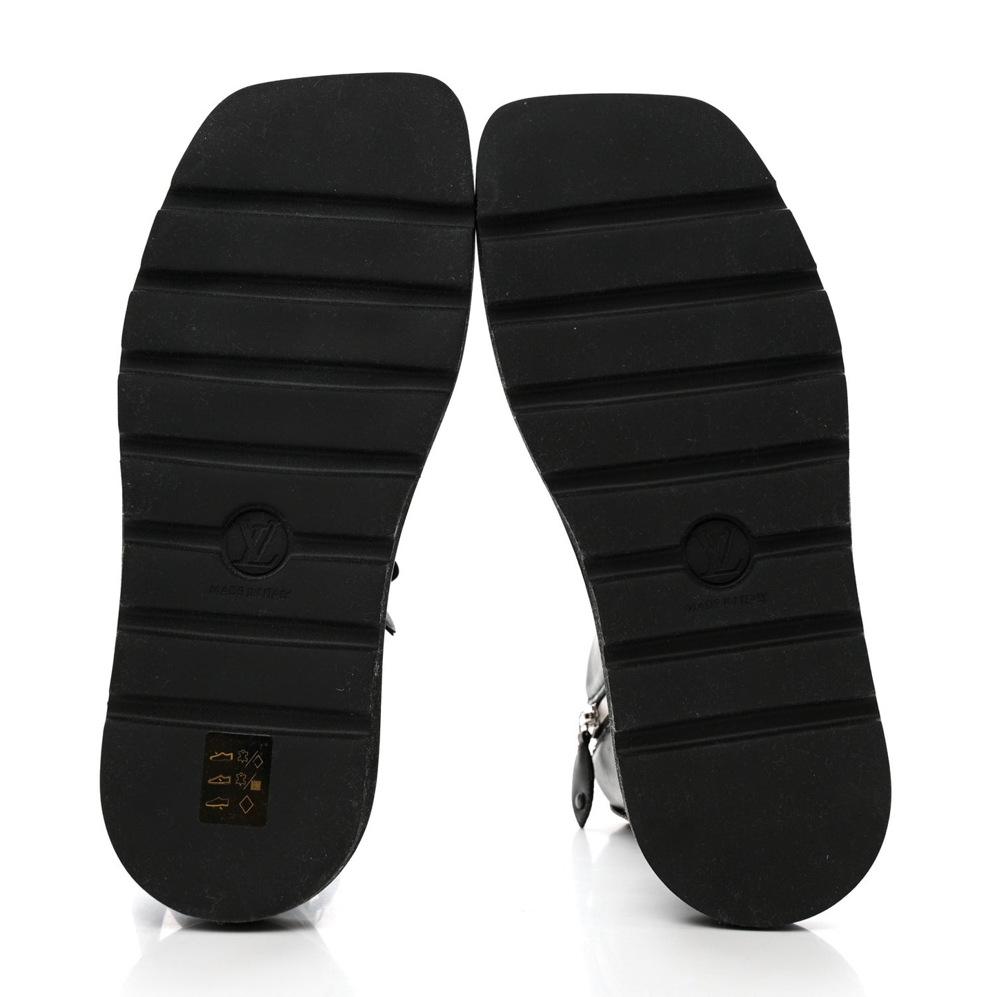 X FORNASETTI Lambskin Calfskin Square Pillow Flat Ankle Boots 38 Black