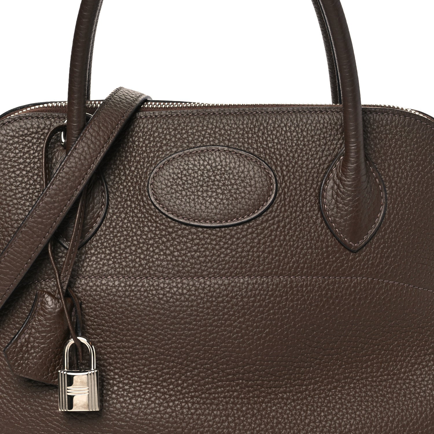 Hermes Taurillon Clemence Bolide 31 Chocolate 8 of 10
