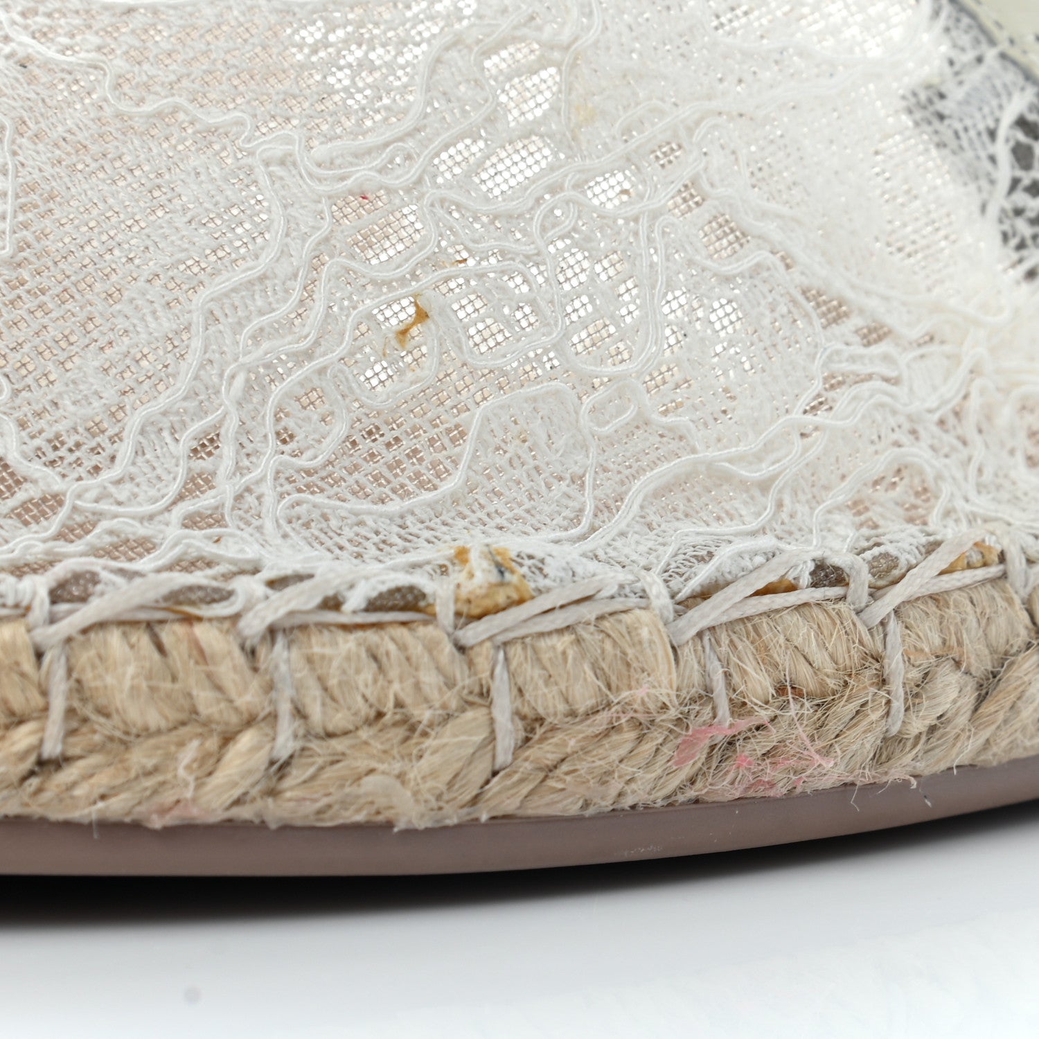 Valentino Garavani Lace Espadrilles 36 White 8 of 11