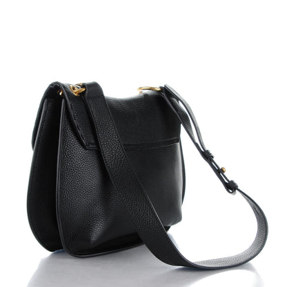 Gucci Cellarius Calfskin Feline GG Marmont Flap Shoulder Bag Black 3 of 7