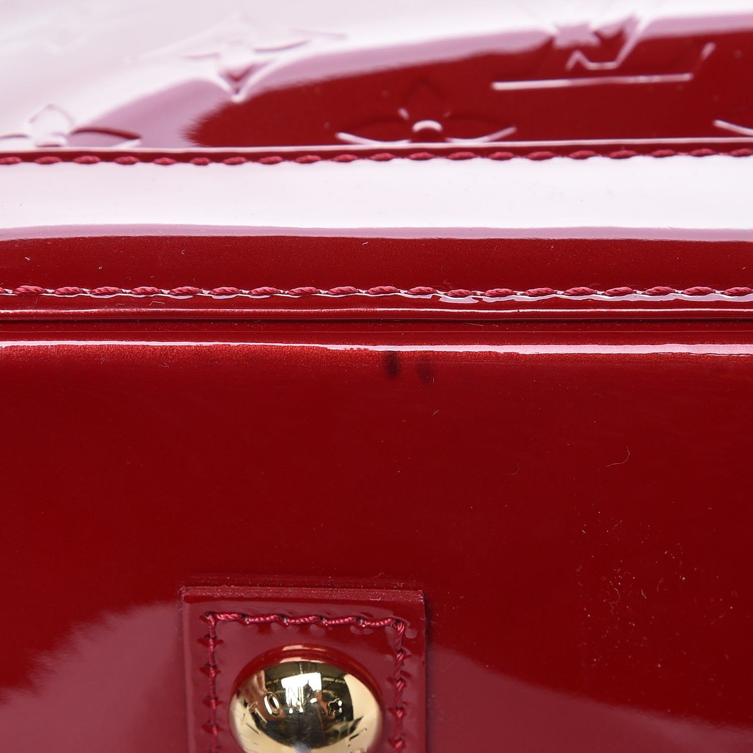 Louis Vuitton Vernis Alma GM Pomme D'Amour 9 of 14