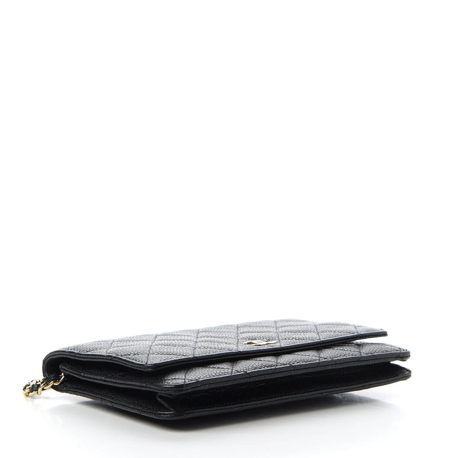 Chanel Caviar Quilted Wallet On Chain WOC Black 4 of 13