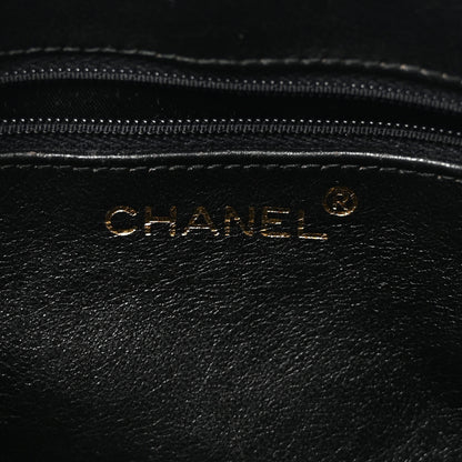 Chanel Lizard Diamond Quilted Tassel Camera Case Black 6 of 10