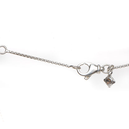 David Yurman Sterling Silver Diamond 7mm Infinity Pendant Necklace 4 of 6