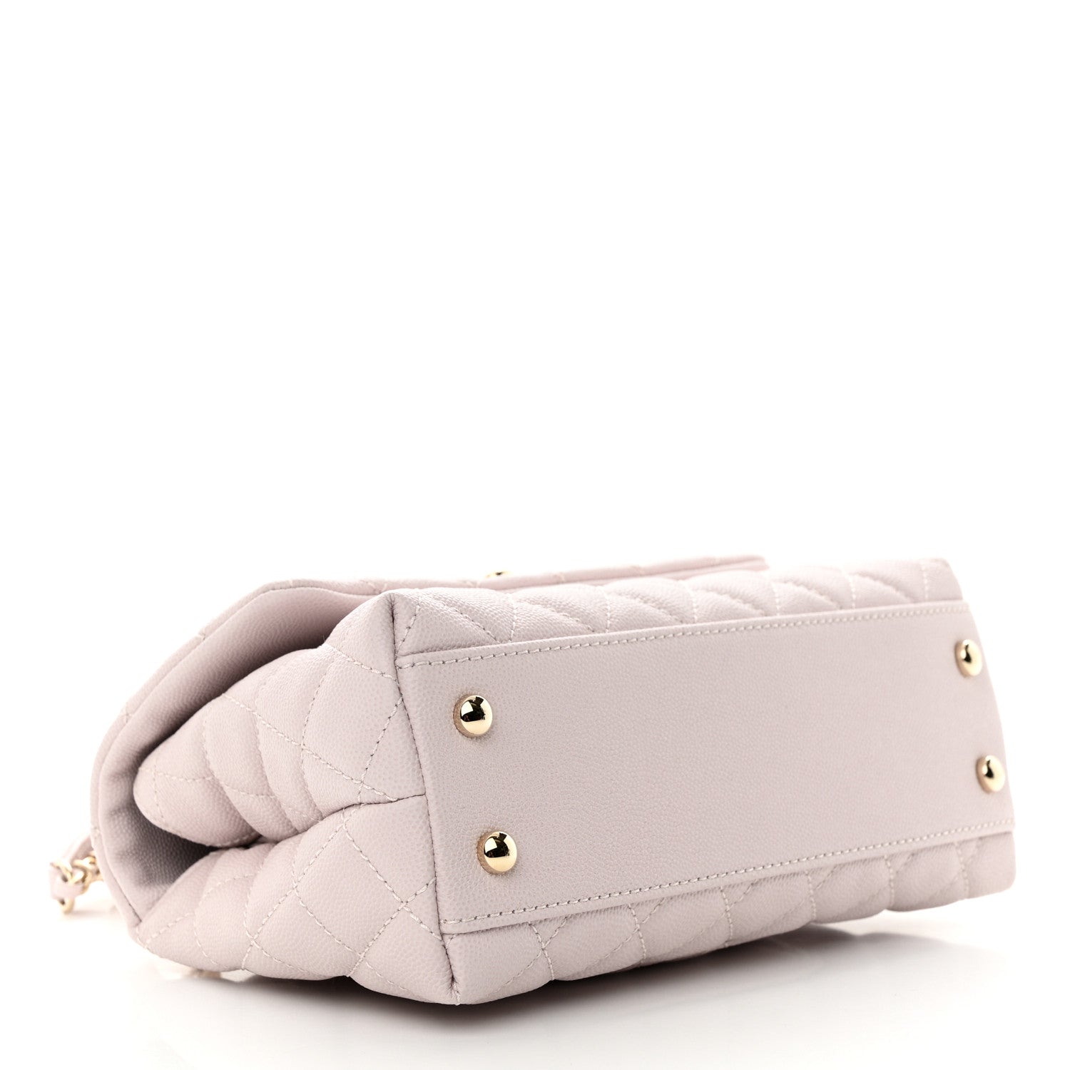 Chanel Caviar Quilted Mini Coco Handle Flap Light Pink 4 of 11