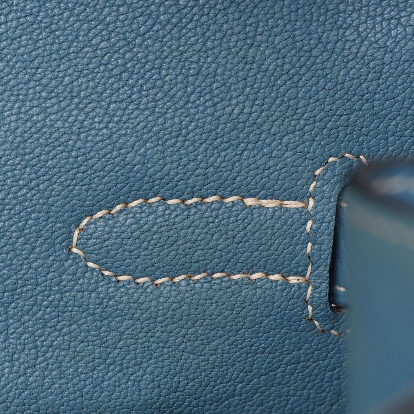 Taurillon Clemence Birkin 35 Blue Jean