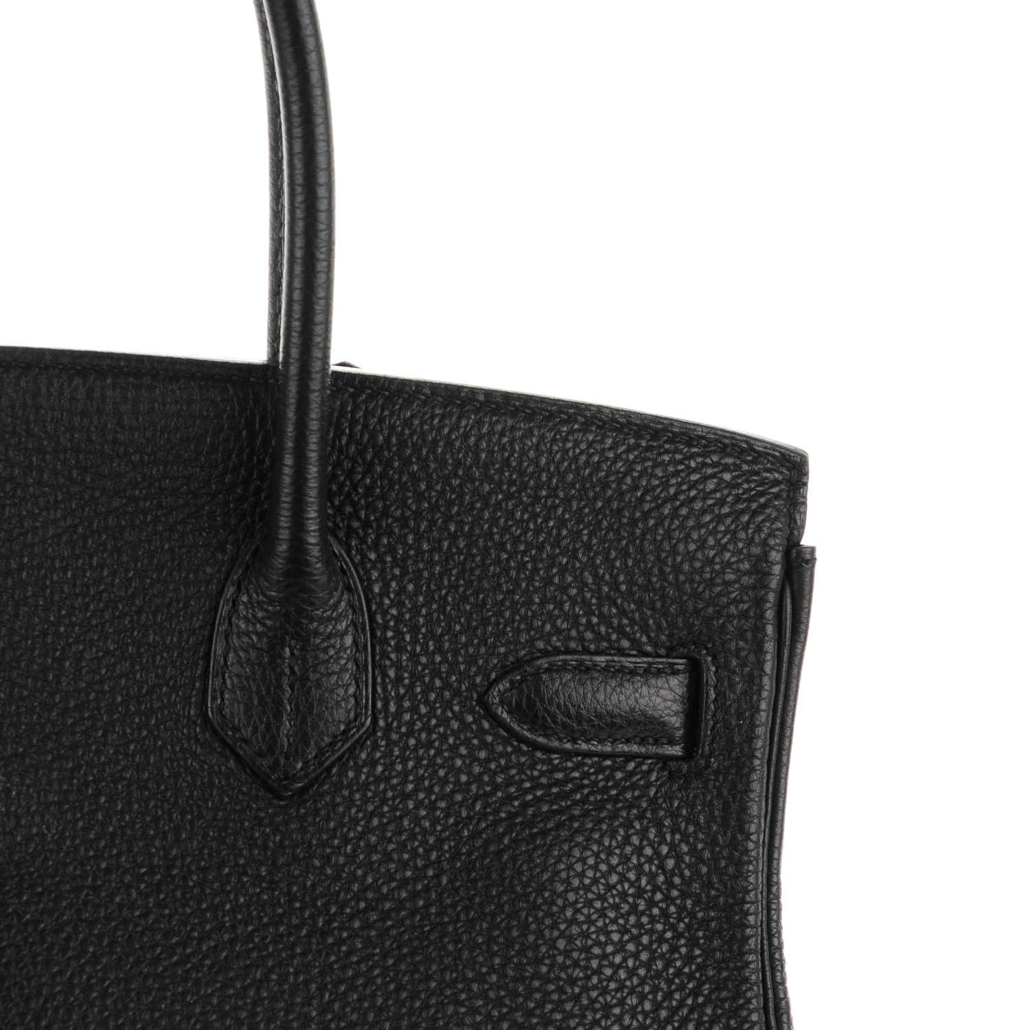 Hermes Taurillon Clemence Birkin 30 Black 13 of 31