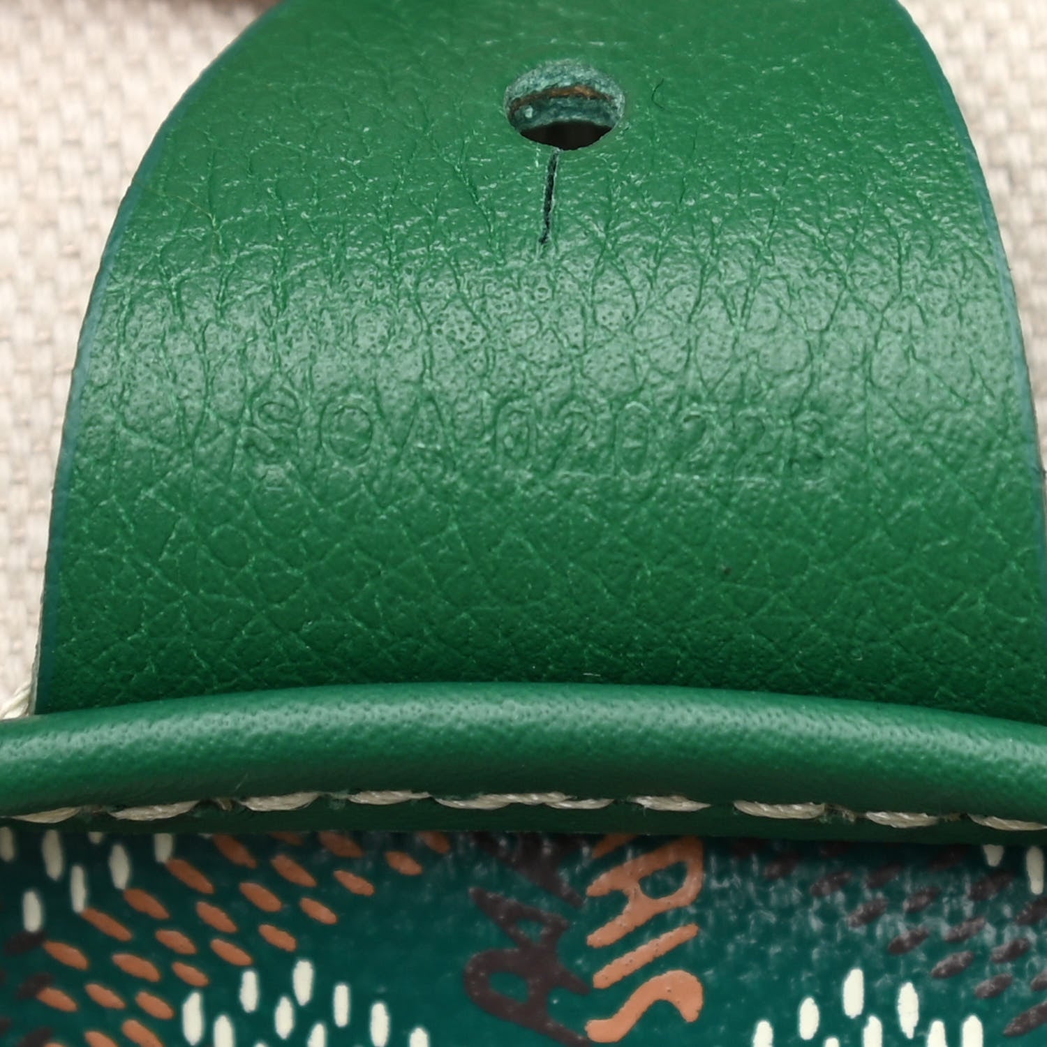 Goyard Goyardine Artois MM Green 7 of 8