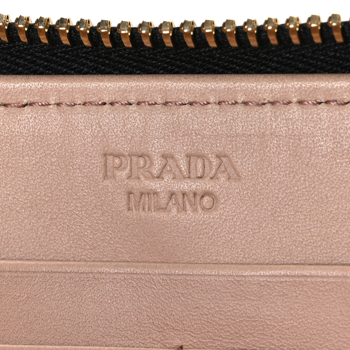 Soft Calf Zip Around Wallet Black