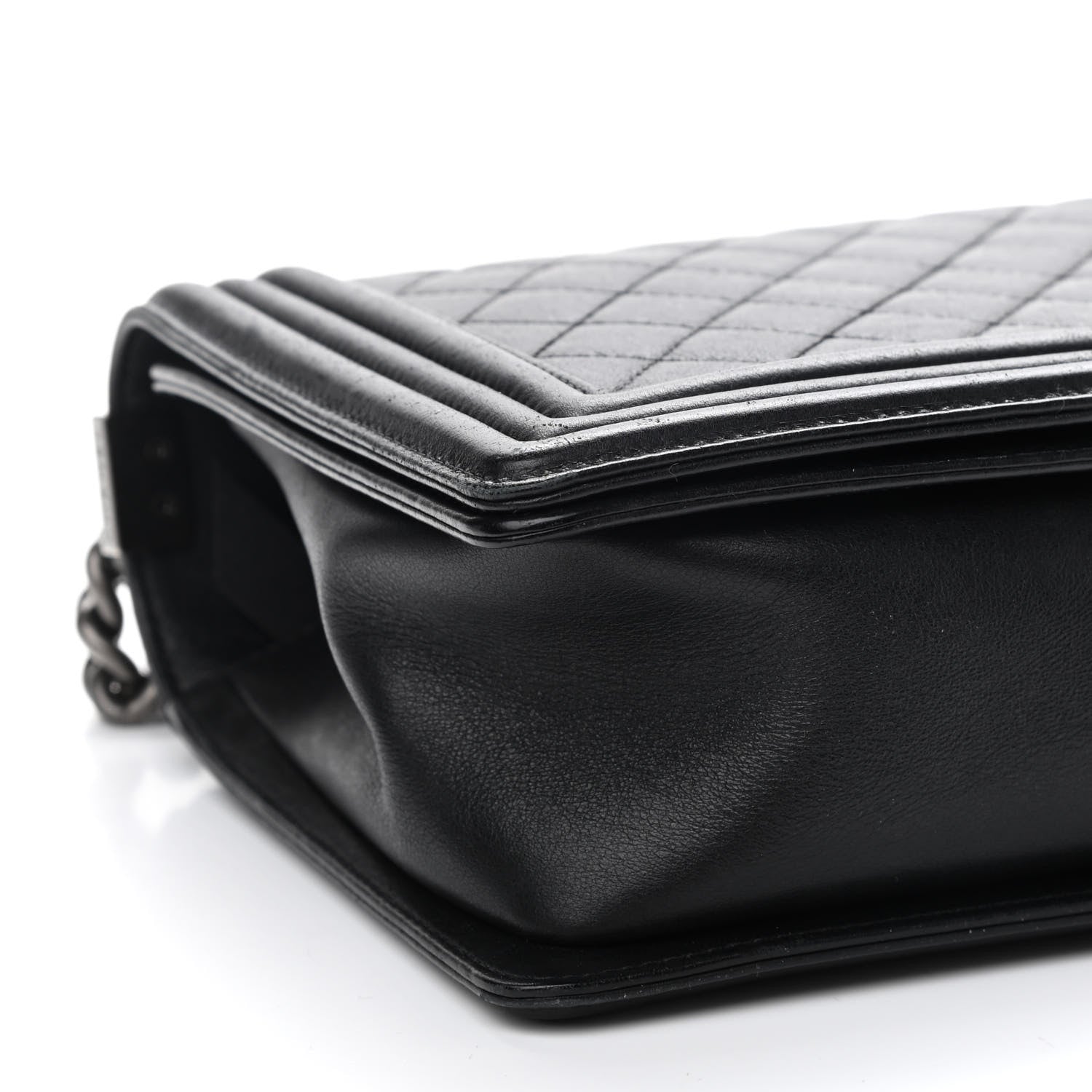 Chanel Lambskin Quilted New Medium Boy Flap Black 5 of 9