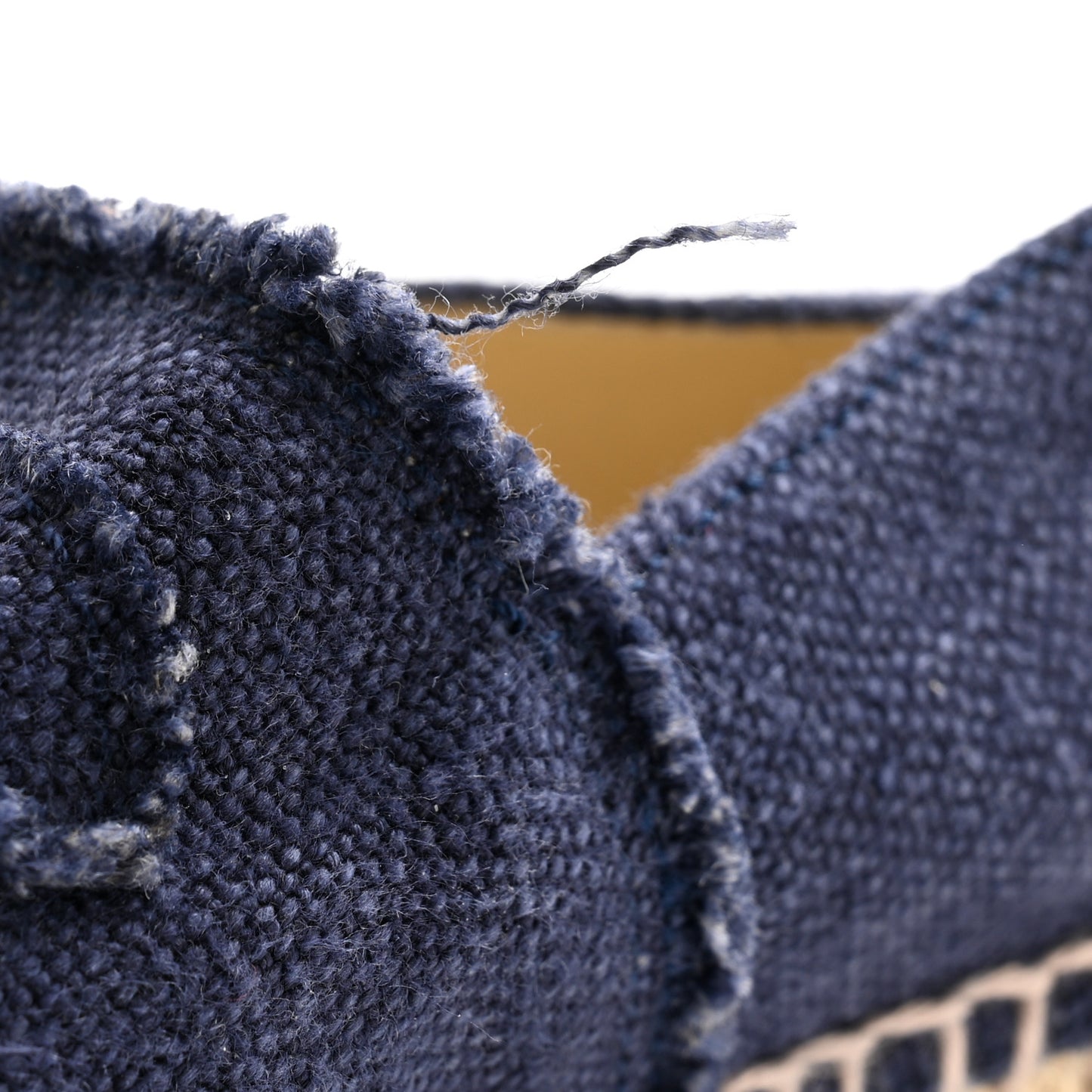 Denim Toile CC Espadrilles 40 Navy Black
