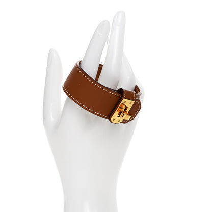 Hermes Swift Kelly Twist Bracelet T3 Gold 2 of 7