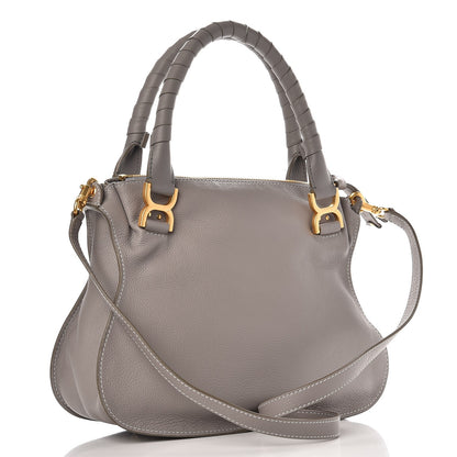 Chloe Calfskin Medium Marcie Satchel Cashmere Grey 3 of 7