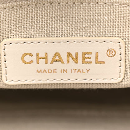 Chanel Mixed Fibers Small Deauville Tote Black 7 of 14