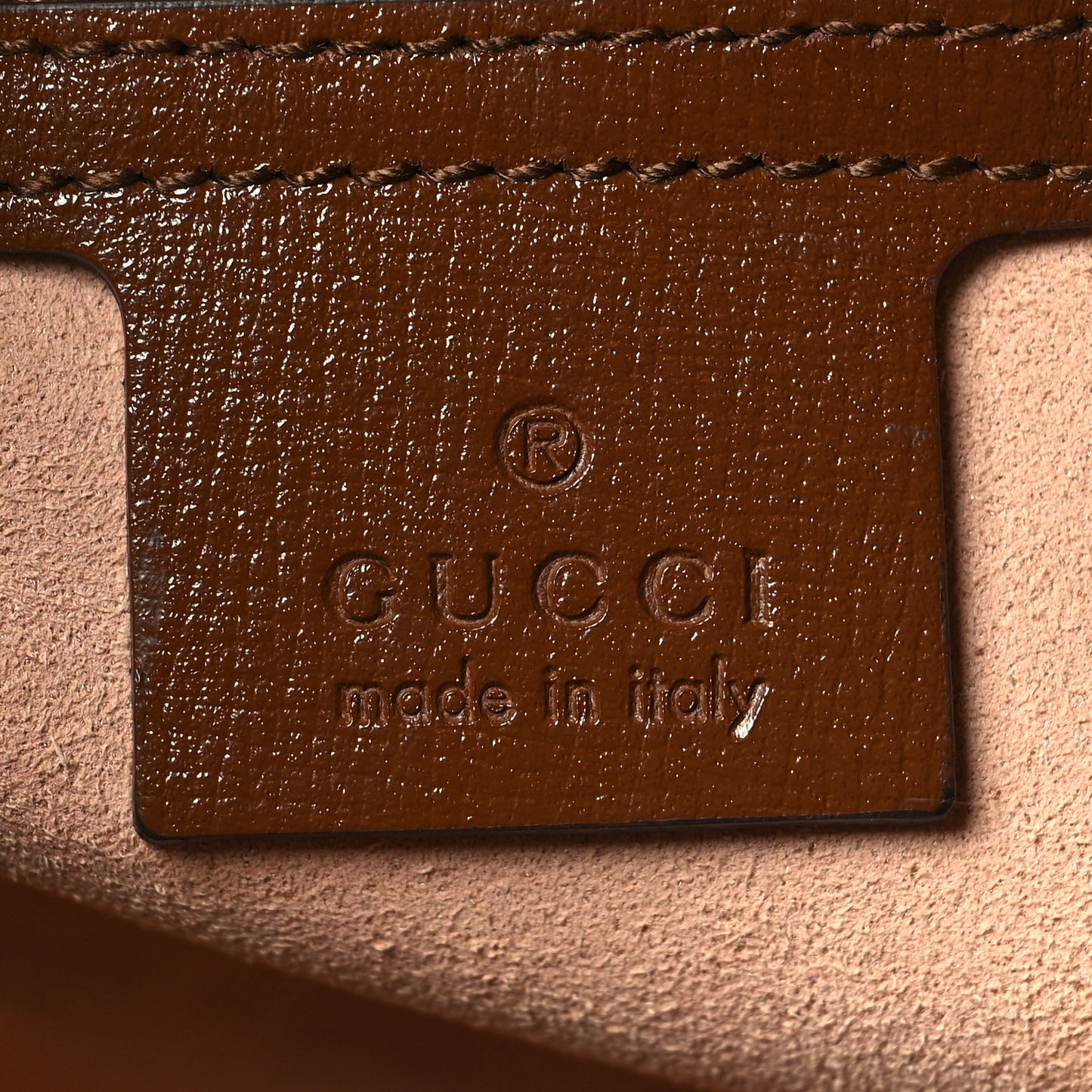 GG Supreme Monogram Azalea Calfskin Web Medium Jackie 1961 Tote Beige Ebony Brown Sugar