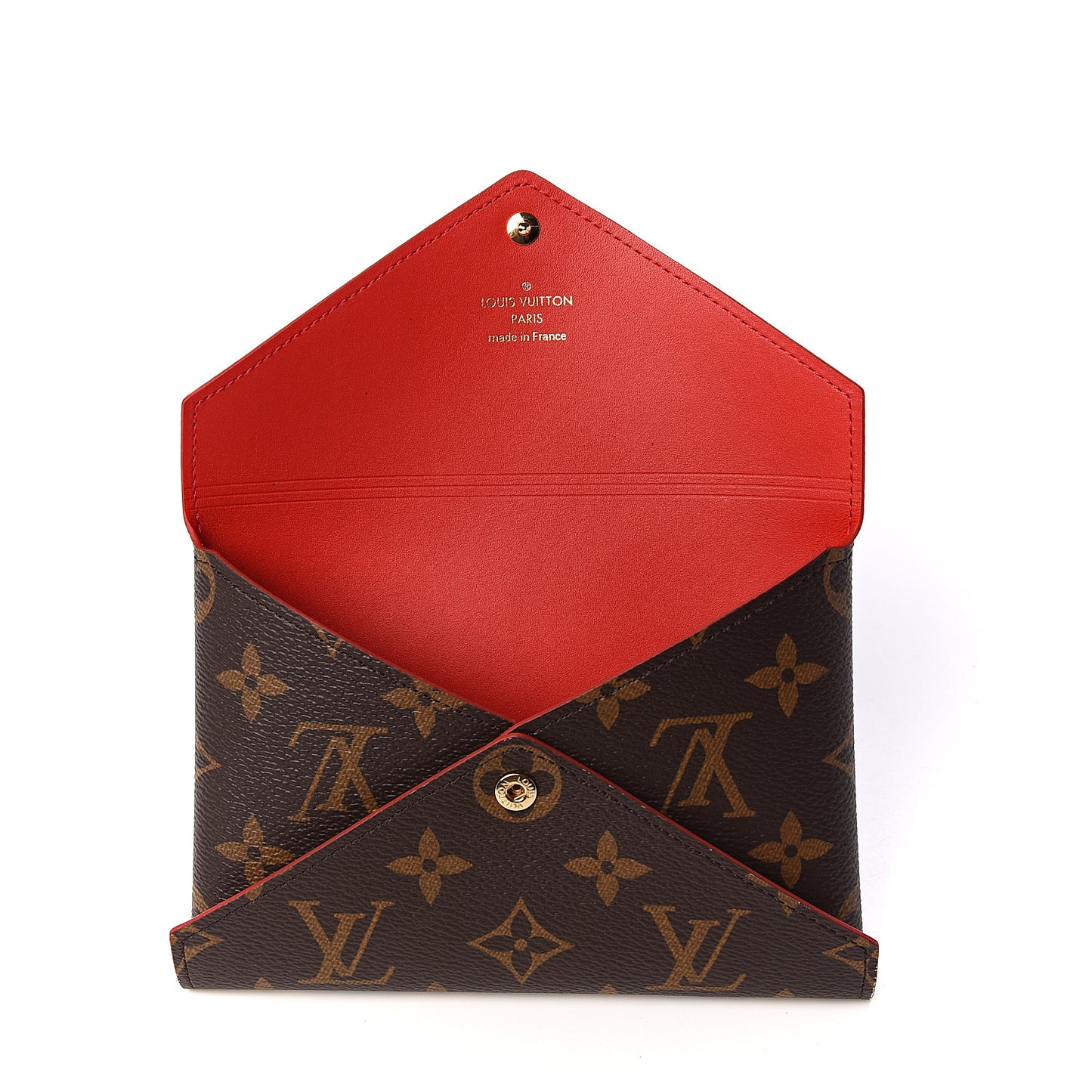 Monogram Medium Kirigami Pochette Insert Coquelicot