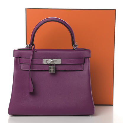 Hermes Evercolor Kelly Retourne 28 Anemone 11 of 11