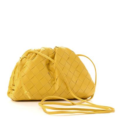 Bottega Veneta Nappa Intrecciato The Mini Pouch Buttercup 3 of 9