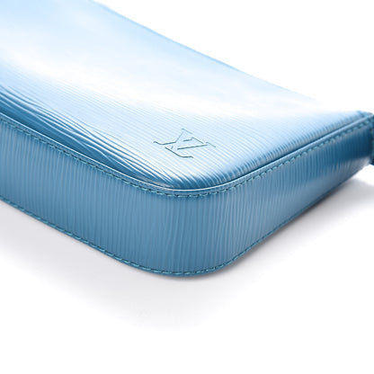 Louis Vuitton Epi Pochette Accessories NM Cyan 6 of 9