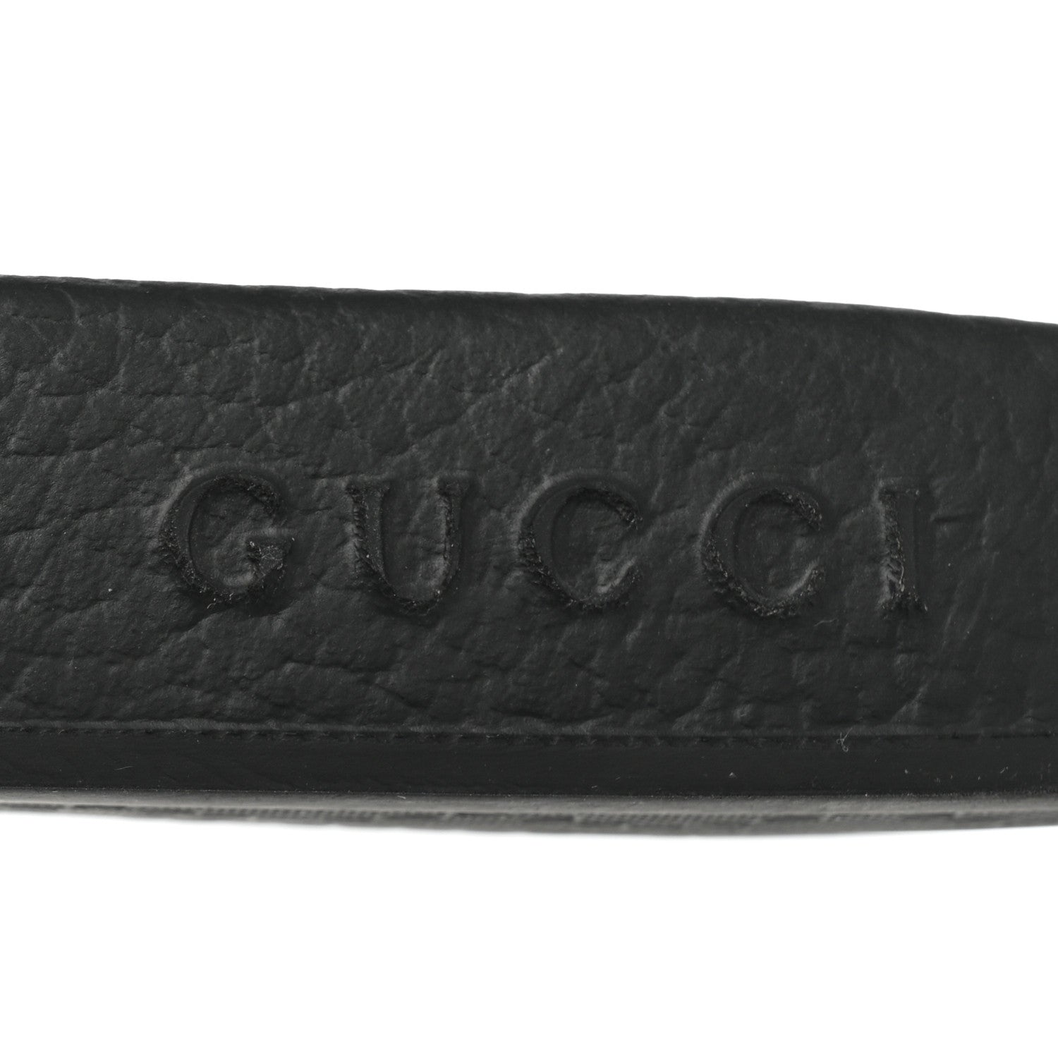 Gucci Rubber Matelasse Mens Slide Sandals 11 Black 7 of 12