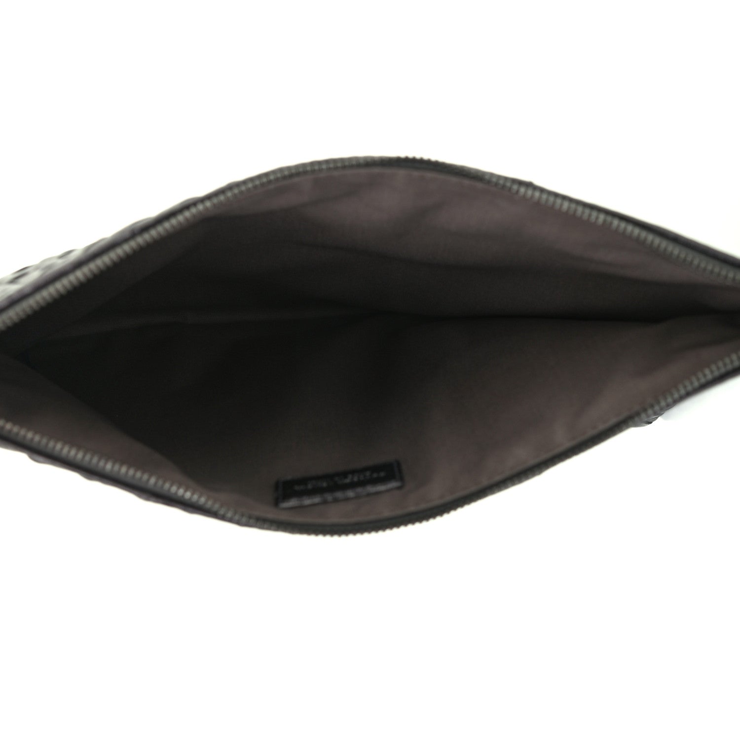 Bottega Veneta Nappa Intrecciato Large Flat Zip Biletto Pouch Black 5 of 8
