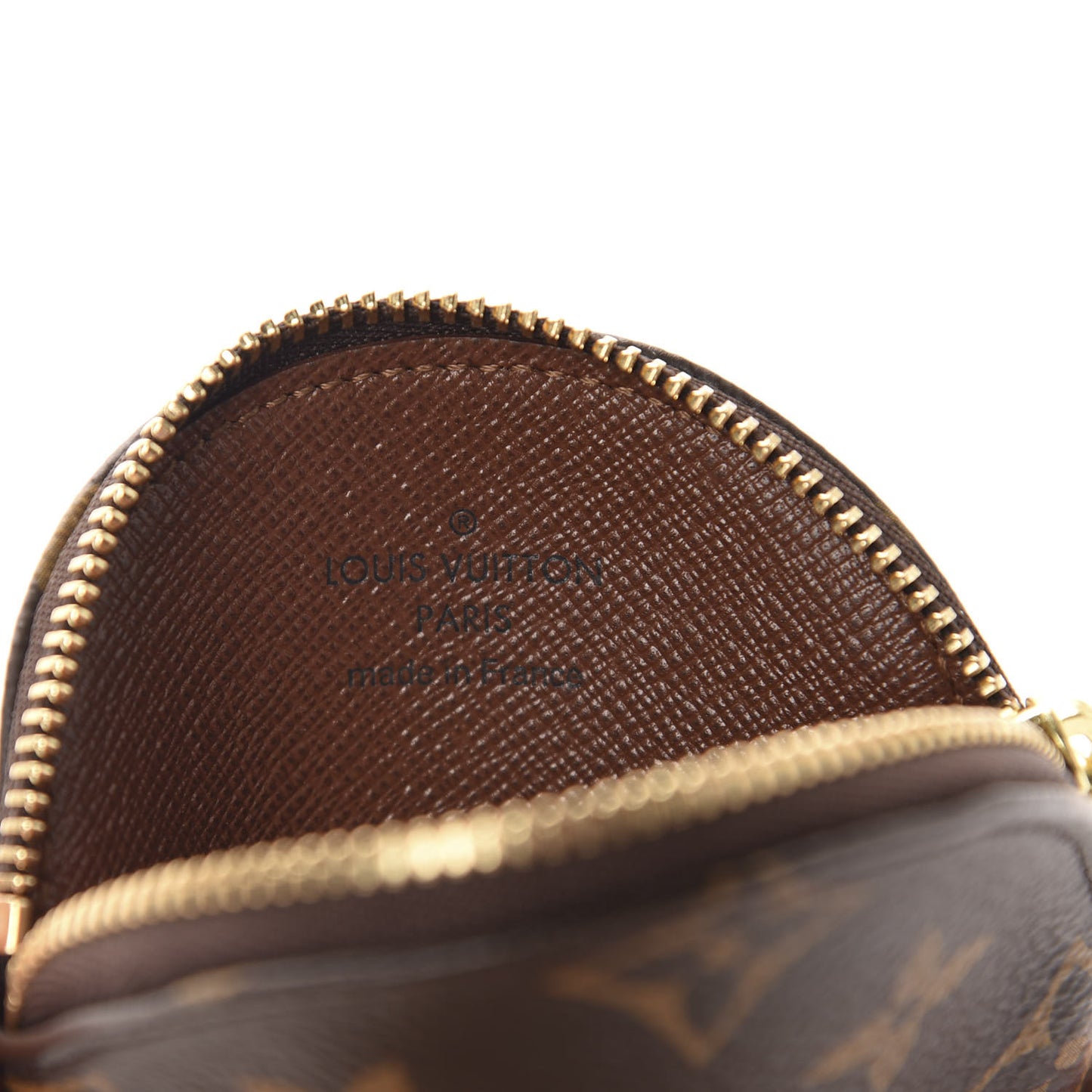 Monogram Round Coin Purse