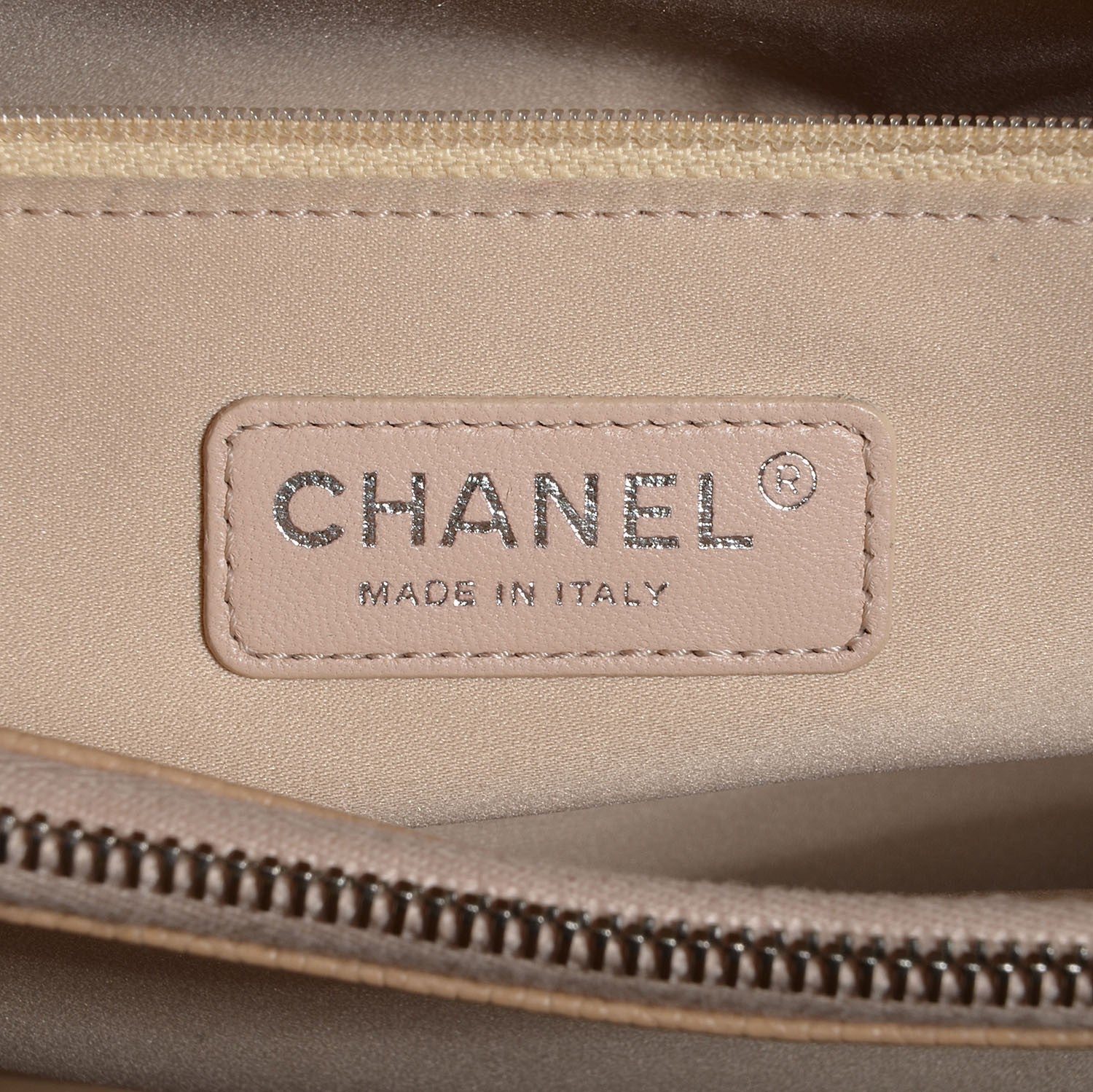 Chanel Caviar Quilted Grand Shopping Tote GST Beige Clair 6 of 7
