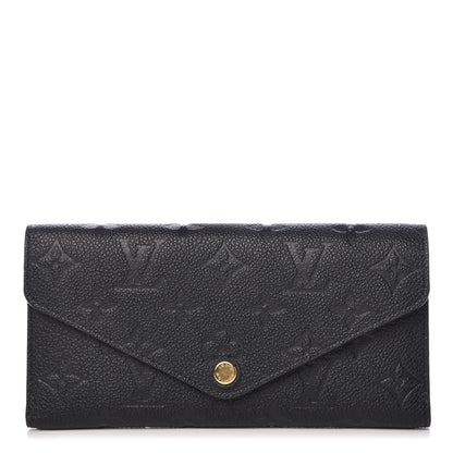 Louis Vuitton Empreinte Josephine Wallet Black 1 of 8