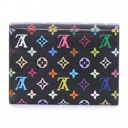 Louis Vuitton Monogram Multicolor Business Card Holder Black 3 of 7