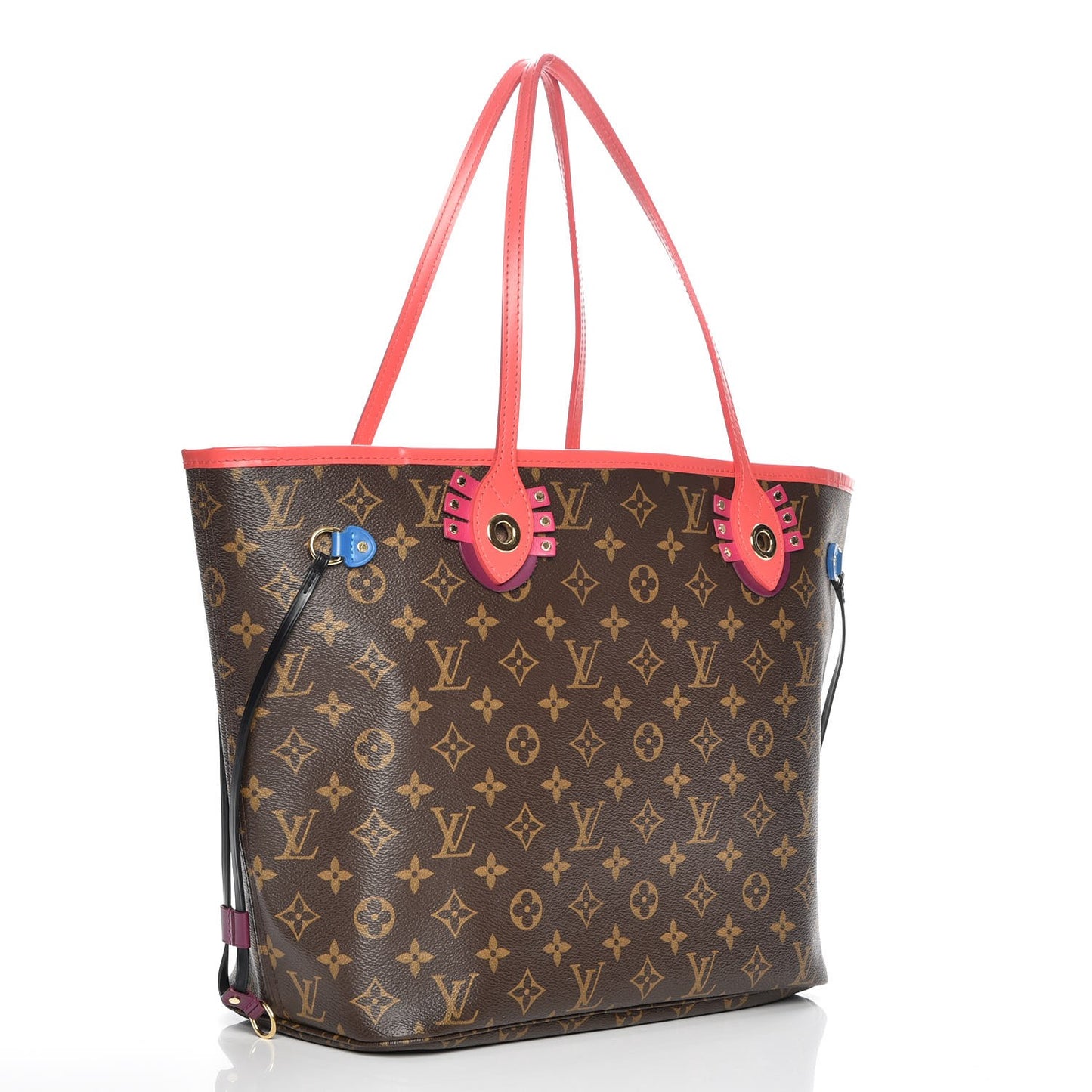 Monogram Totem Neo Neverfull MM Flamingo