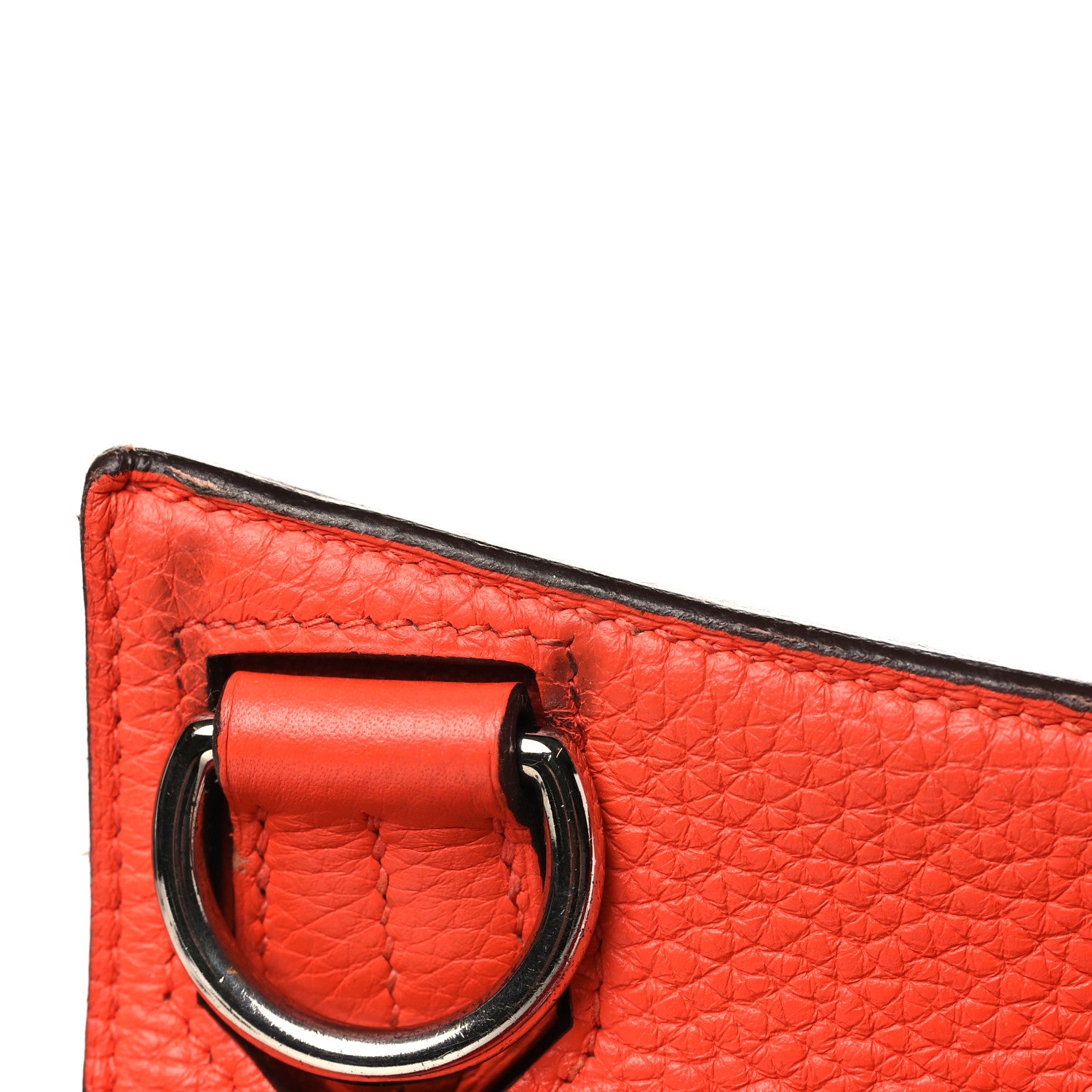 Hermes Taurillon Clemence Jypsiere 31 Orange Poppy 11 of 13