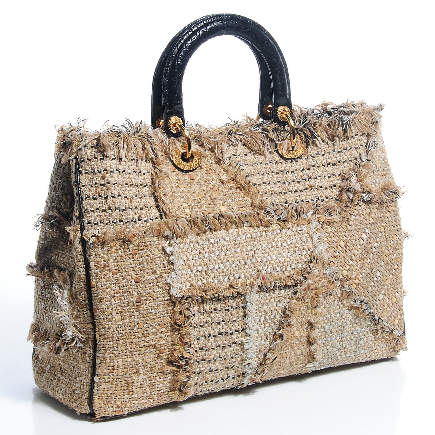 Tweed Patchwork Crocodile Large Diorissimo
