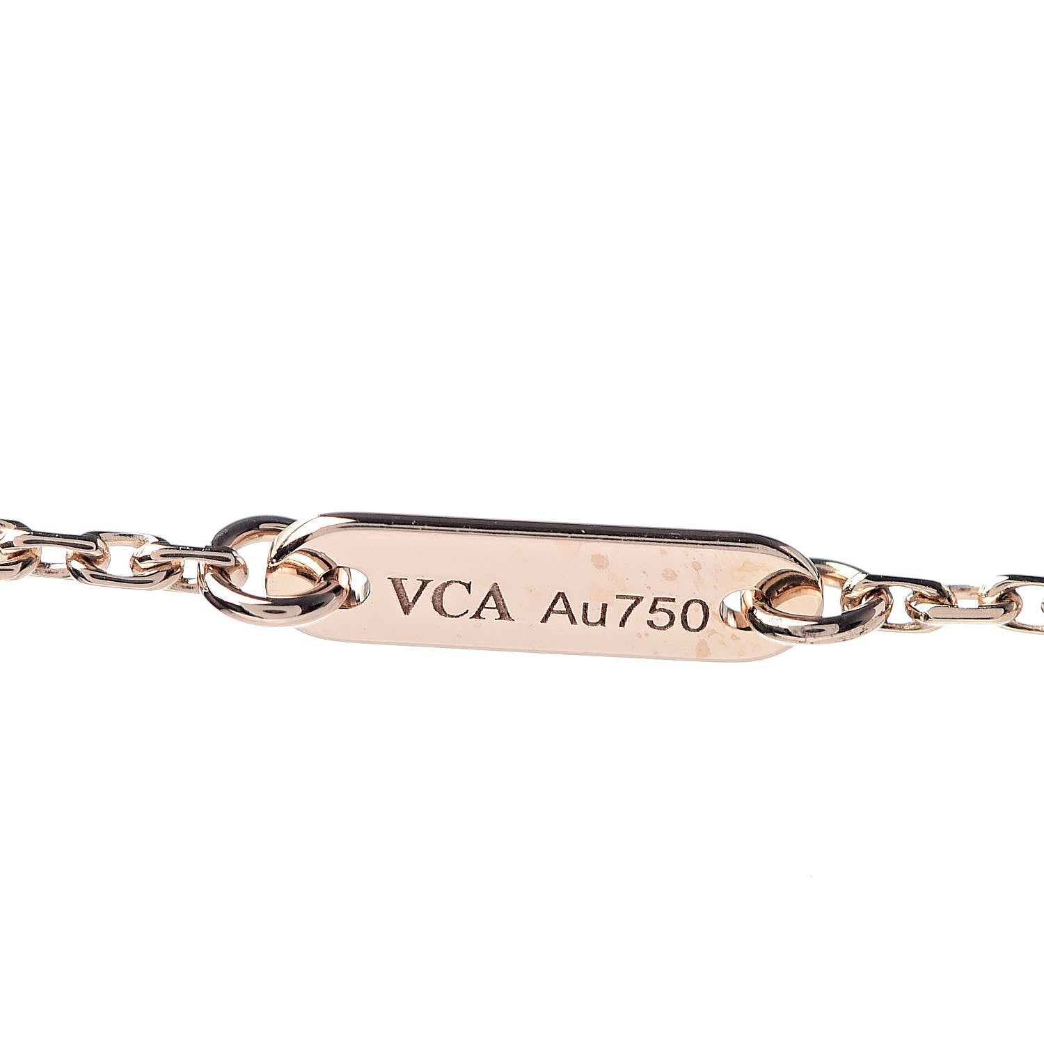 Van Cleef & Arpels 18K Rose Gold Sweet Alhambra Pendant Necklace 5 of 8