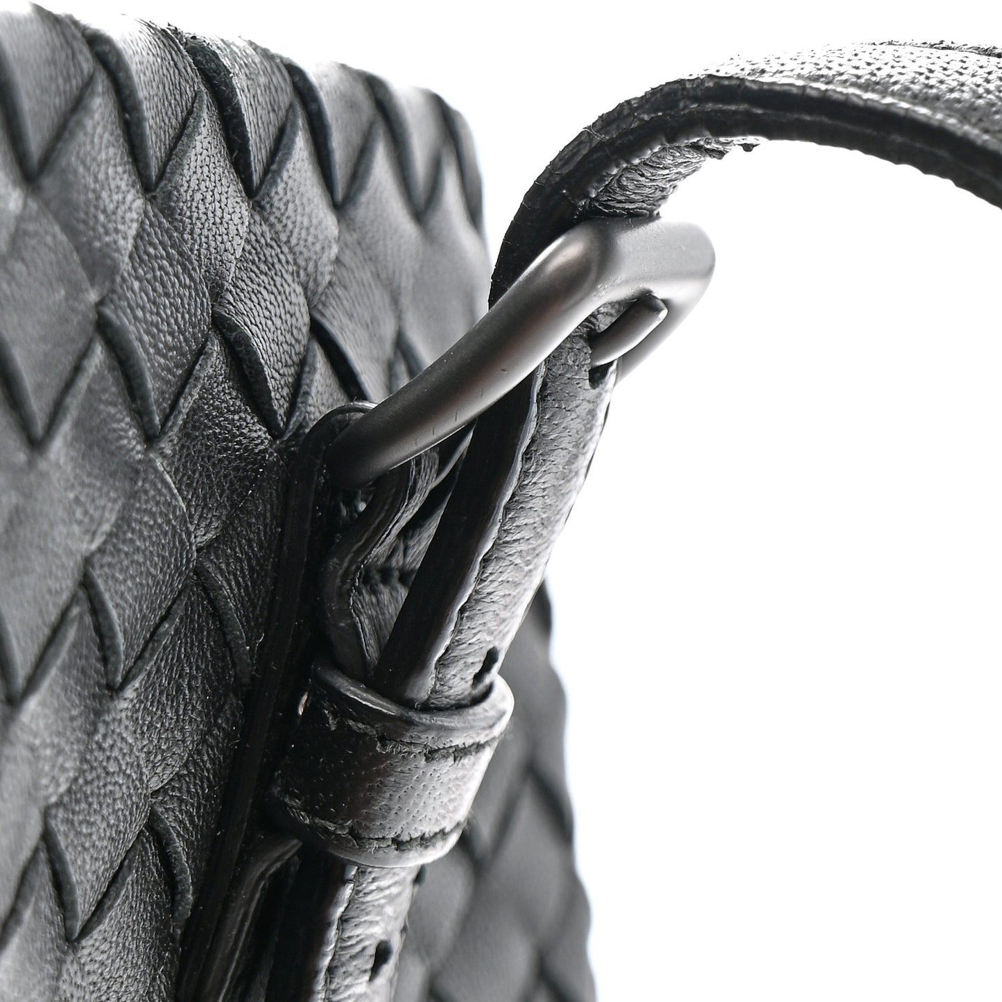 Nappa Intrecciato Medium Cesta Tote Black
