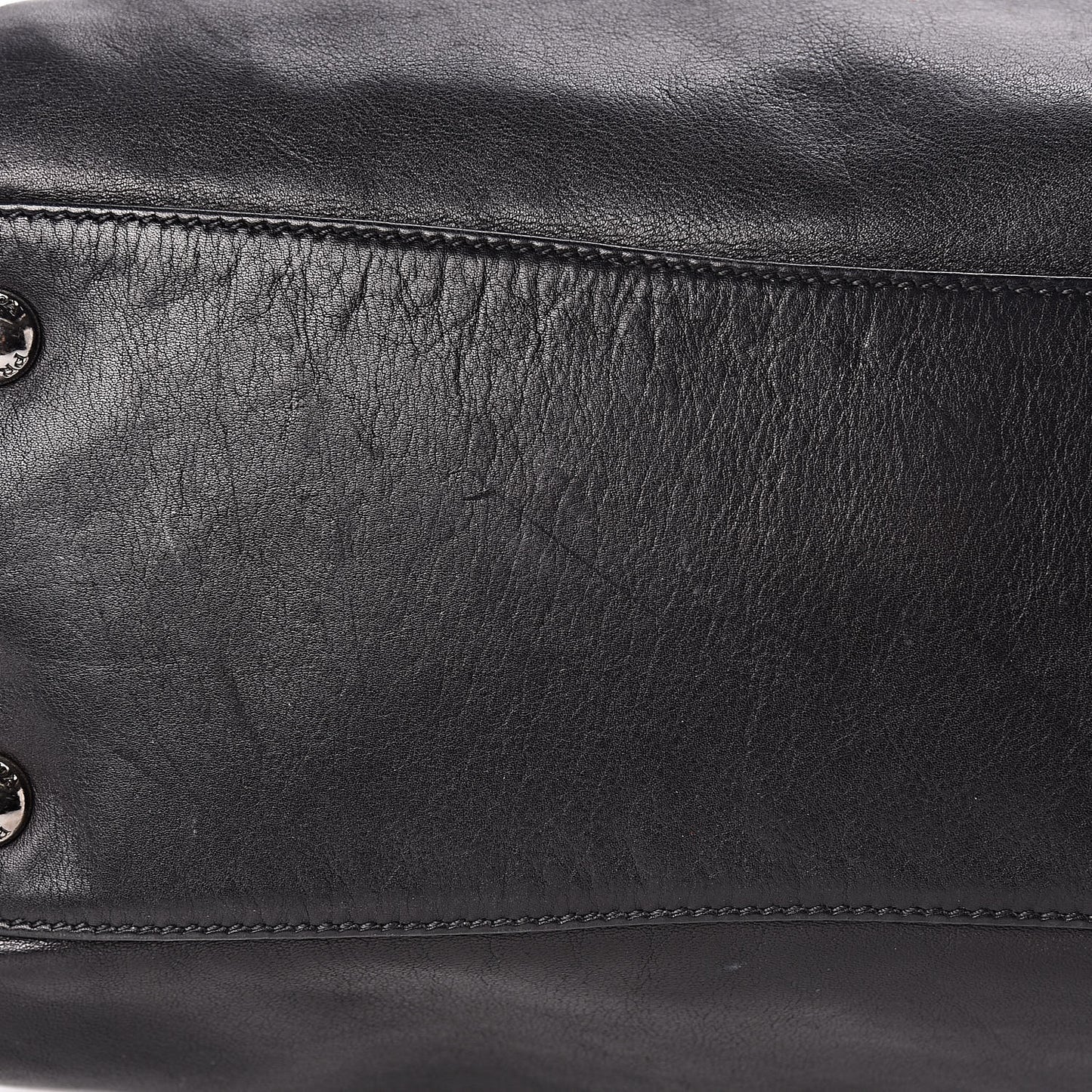 Soft Calfskin Shoulder Bag Black