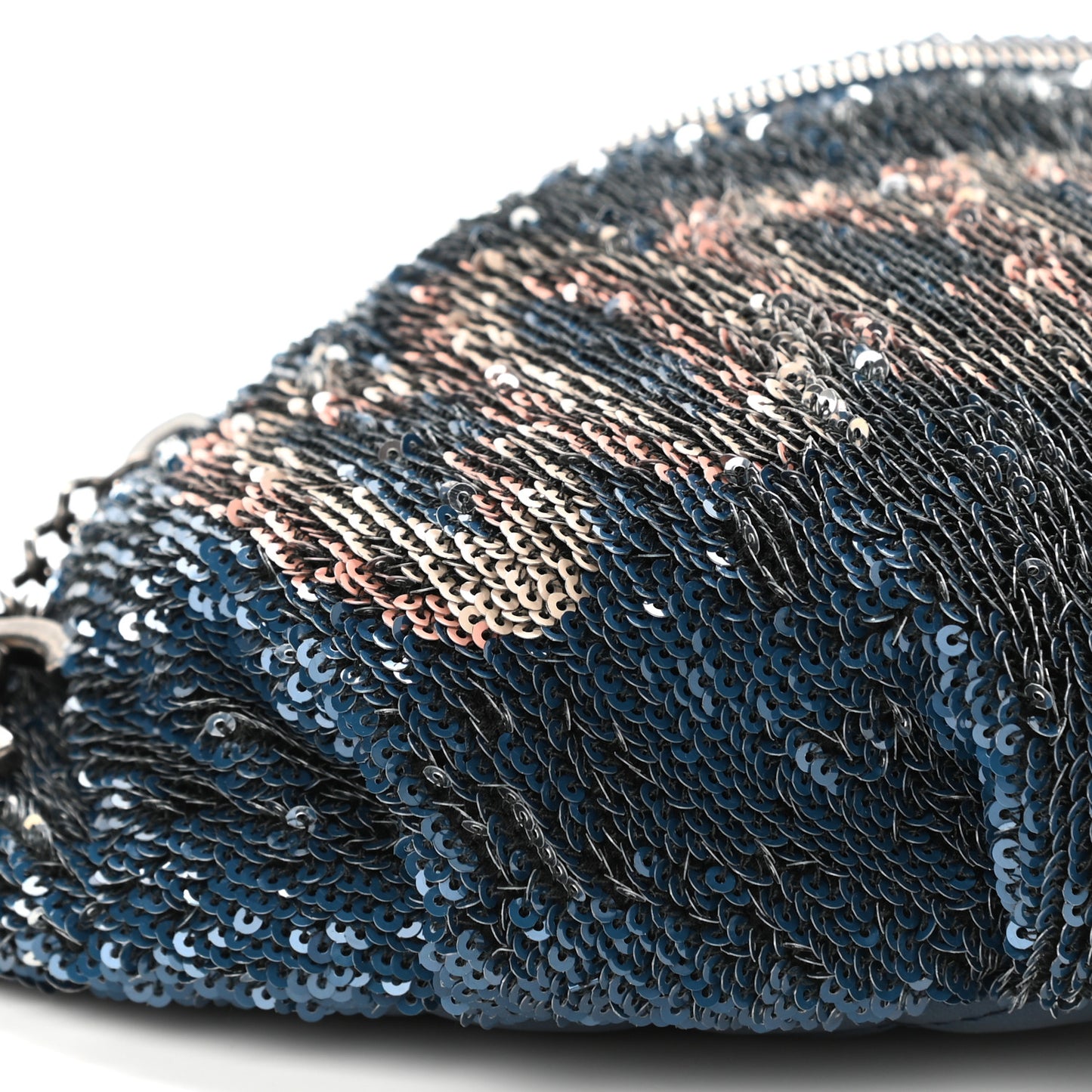 Sequin Coco Cuba Waist Bag Fanny Pack Blue Pink